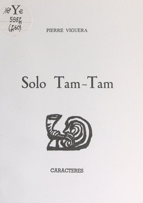 Couverture ebook de Solo tam-tam, de Pierre Viguera
