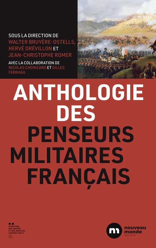 Couverture ebook de Anthologie des penseurs militaires français, de