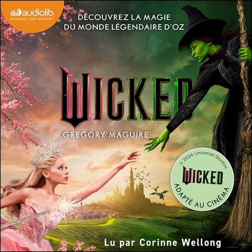 audiobook cover of Wicked, by Gregory Maguire