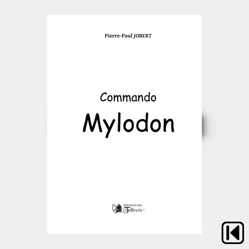 audiobook cover of Commando Mylodon: danger sur un glacier patagon, by Johanne Dallaire