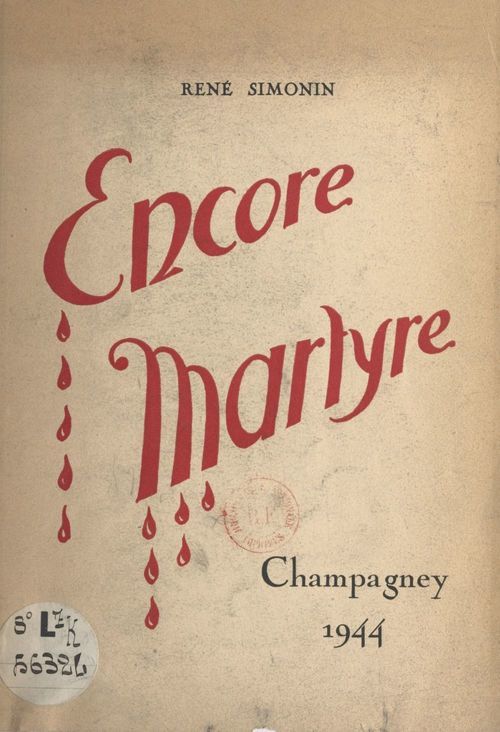 Couverture ebook de Encore martyre, de Rene Simonin