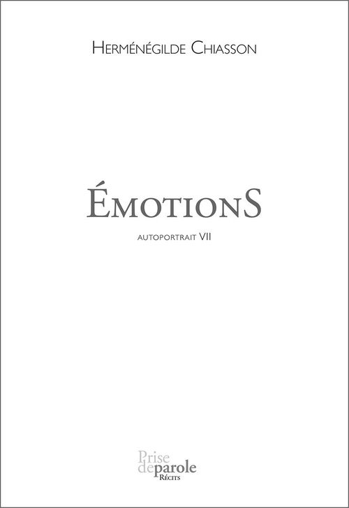 ebook cover of ÉmotionS, by Chiasson Hermenegild