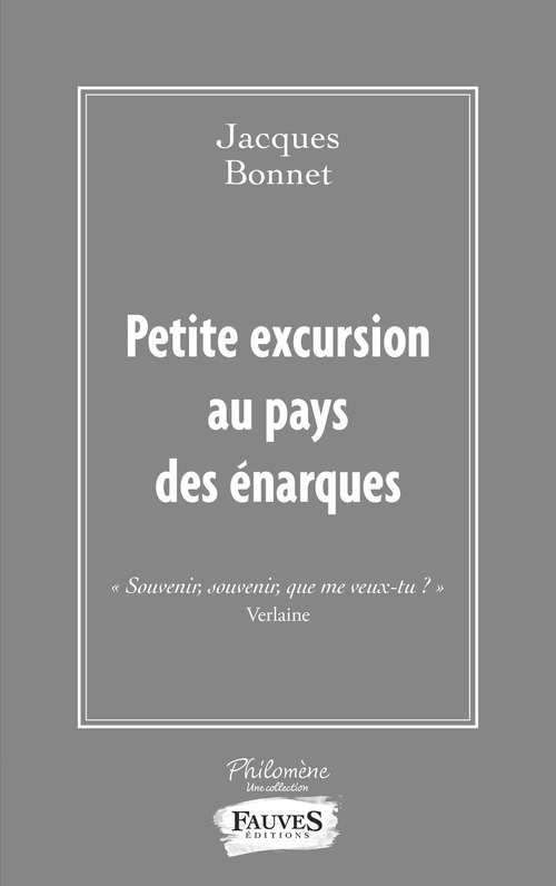Couverture ebook de Petite excursion au pays des énarques, de Jacques Bonnet