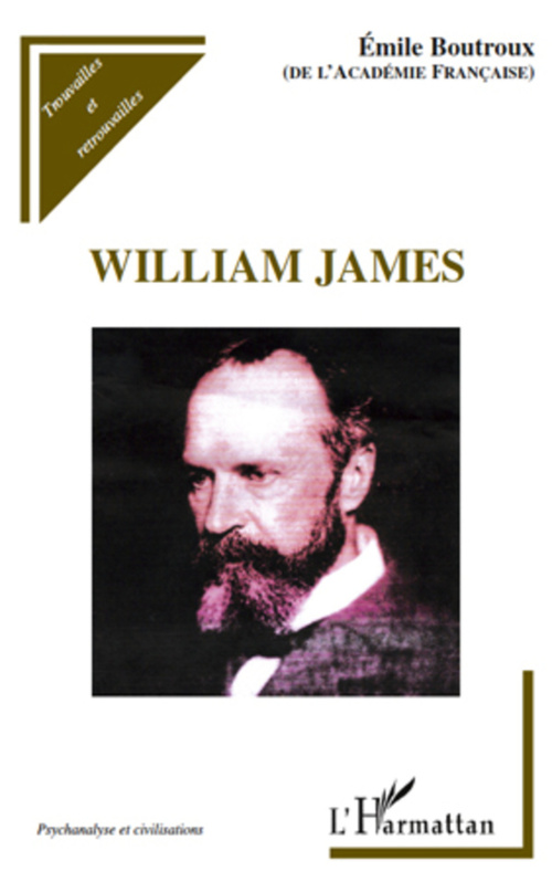 Couverture ebook de William James, de Emile Boutroux