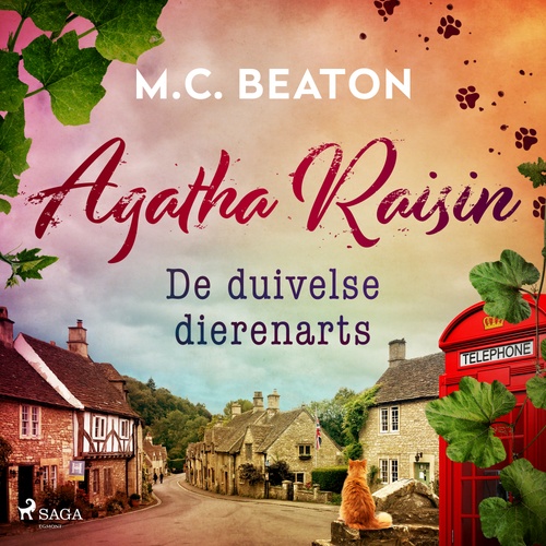 audiobook cover of De duivelse dierenarts - Agatha Raisin, by M.C. Beaton