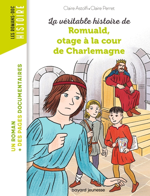 ebook cover of Romuald, otage à la cour de Charlemagne, by Claire Astolfi, Claire Perret