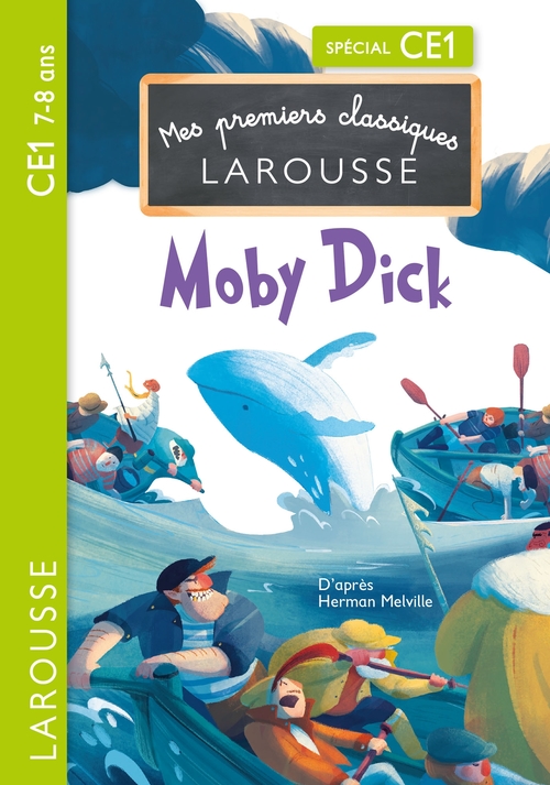 Couverture ebook de Moby Dick - CE1, de Herman Melville