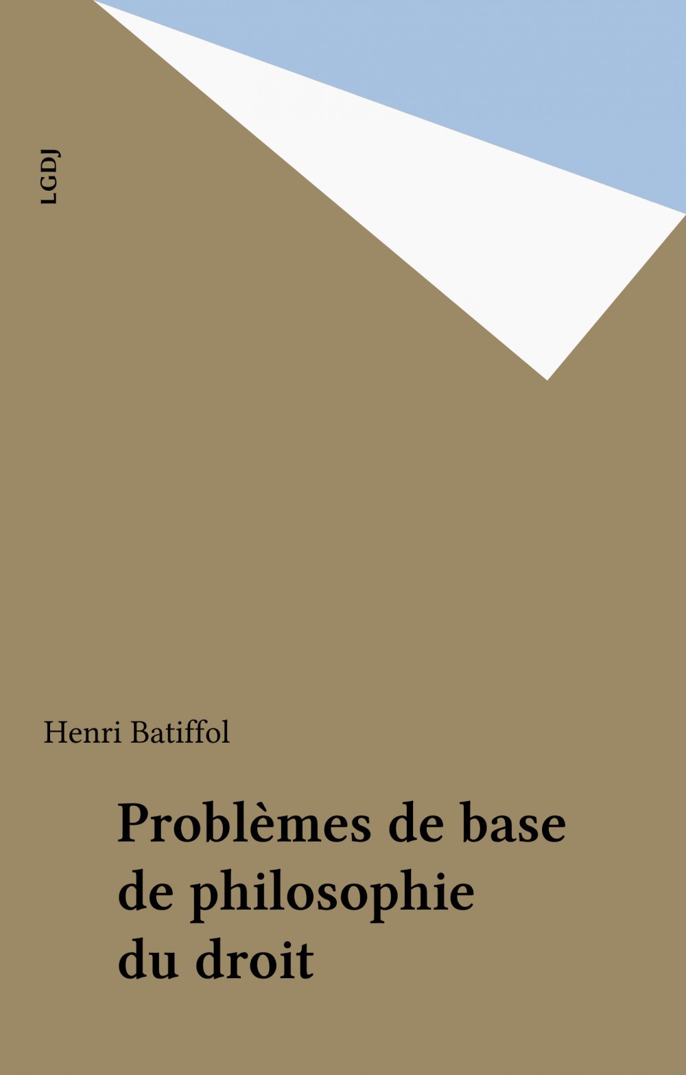 Couverture ebook de Problèmes de base de philosophie du droit, de Alivizatos