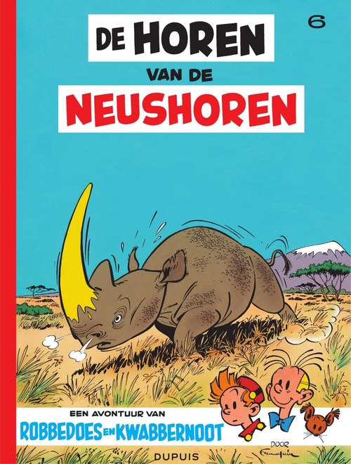ebook cover of De hoorn van de neushoren, by Franquin