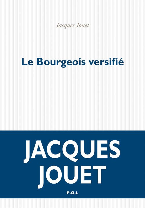 Couverture ebook de Le Bourgeois versifié, de Jacques Jouet