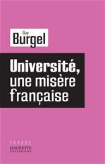 Couverture ebook de Université, une misère française, de Burgel-G