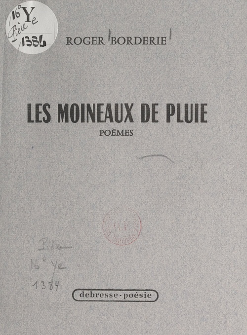 ebook cover of Les moineaux de pluie, by Roger Borderie