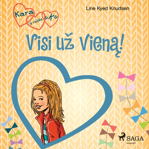 audiobook cover of Kara is raides "K" 5 - Visi uz viena!, by Line Kyed Knudsen