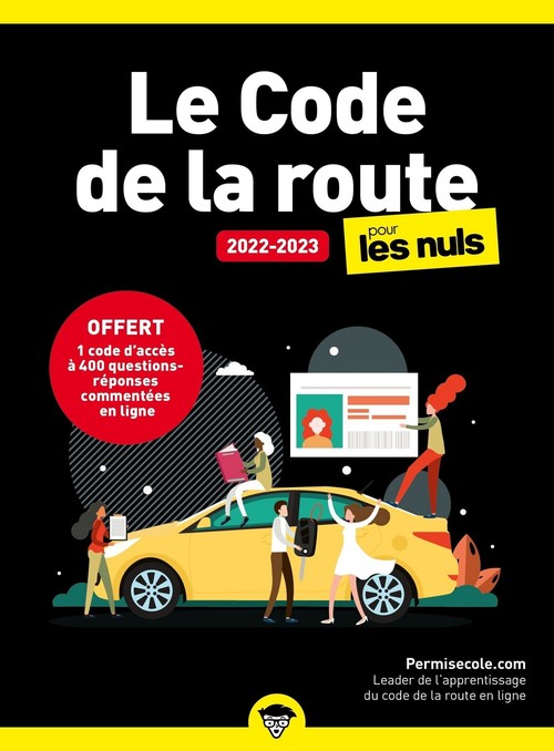ebook cover of Le Code de la route 2022-2023 poche pour les Nuls, by Permisecole.com