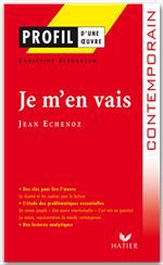 ebook cover of Profil - Echenoz (Jean) : Je m'en vais, by Jérusalem Christine