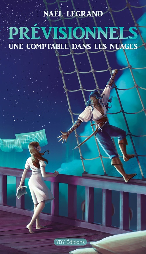 Couverture ebook de Prévisionnels - Une Comptable dans les nuages, de Naël Legrand