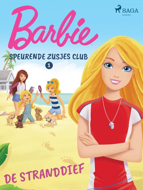 ebook cover of Barbie Speurende Zusjes Club 1 - De stranddief, by Mattel