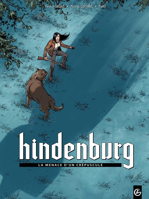 Couverture ebook de Hindenburg - Tome 1 - La menace d'un crépuscule, de Patrick Cothias, Patrice Ordas, Tieko