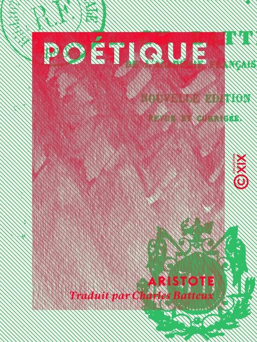 ebook cover of Poétique, by Aristote