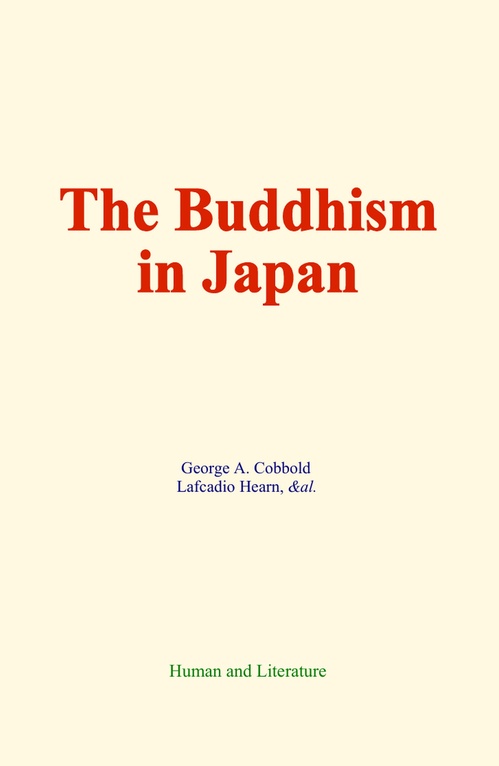 ebook cover of The Buddhism in Japan, by George A. Cobbold, Lafcadio Hearn