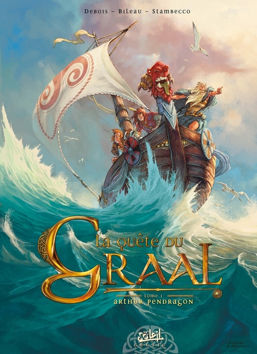 ebook cover of La Quête du graal T01 - Arthur Pendragon, by François Debois