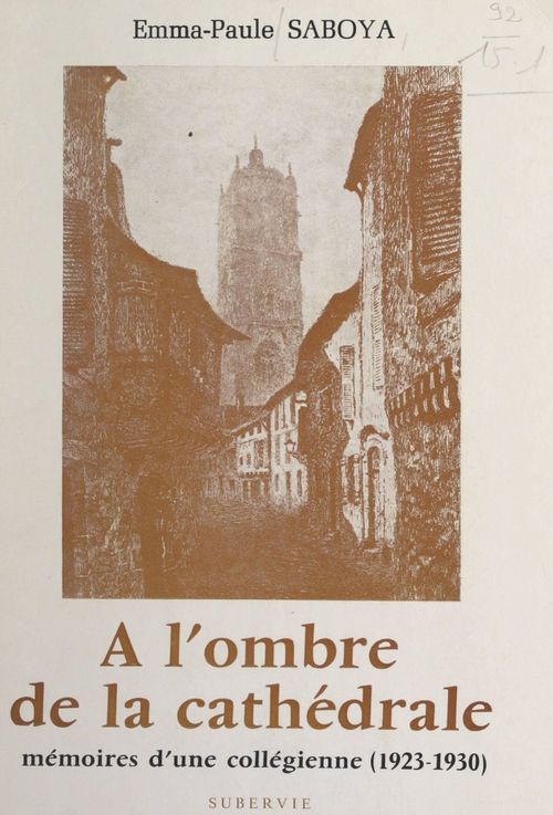 Couverture ebook de À l'ombre de la cathédrale, de Emma-Paule Saboya