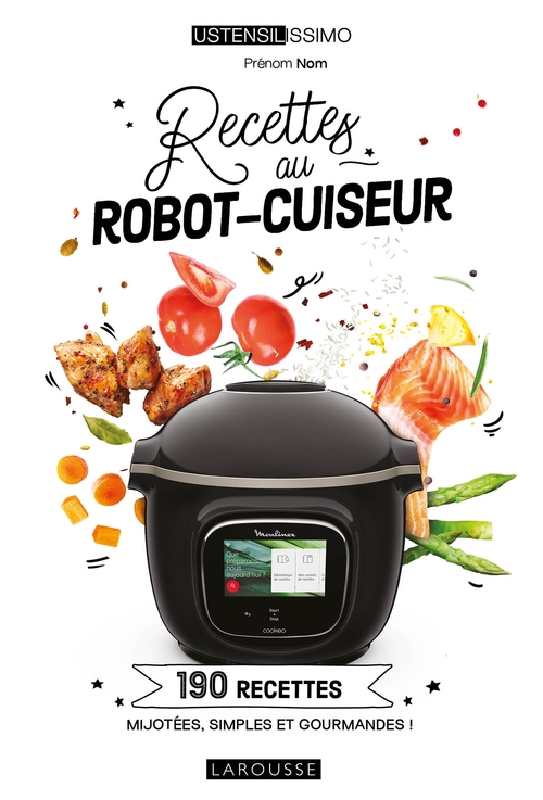 Couverture ebook de Recettes au robot-cuiseur, de Noëmie André