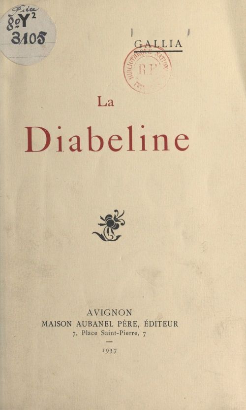 ebook cover of La Diabeline, by Gallia