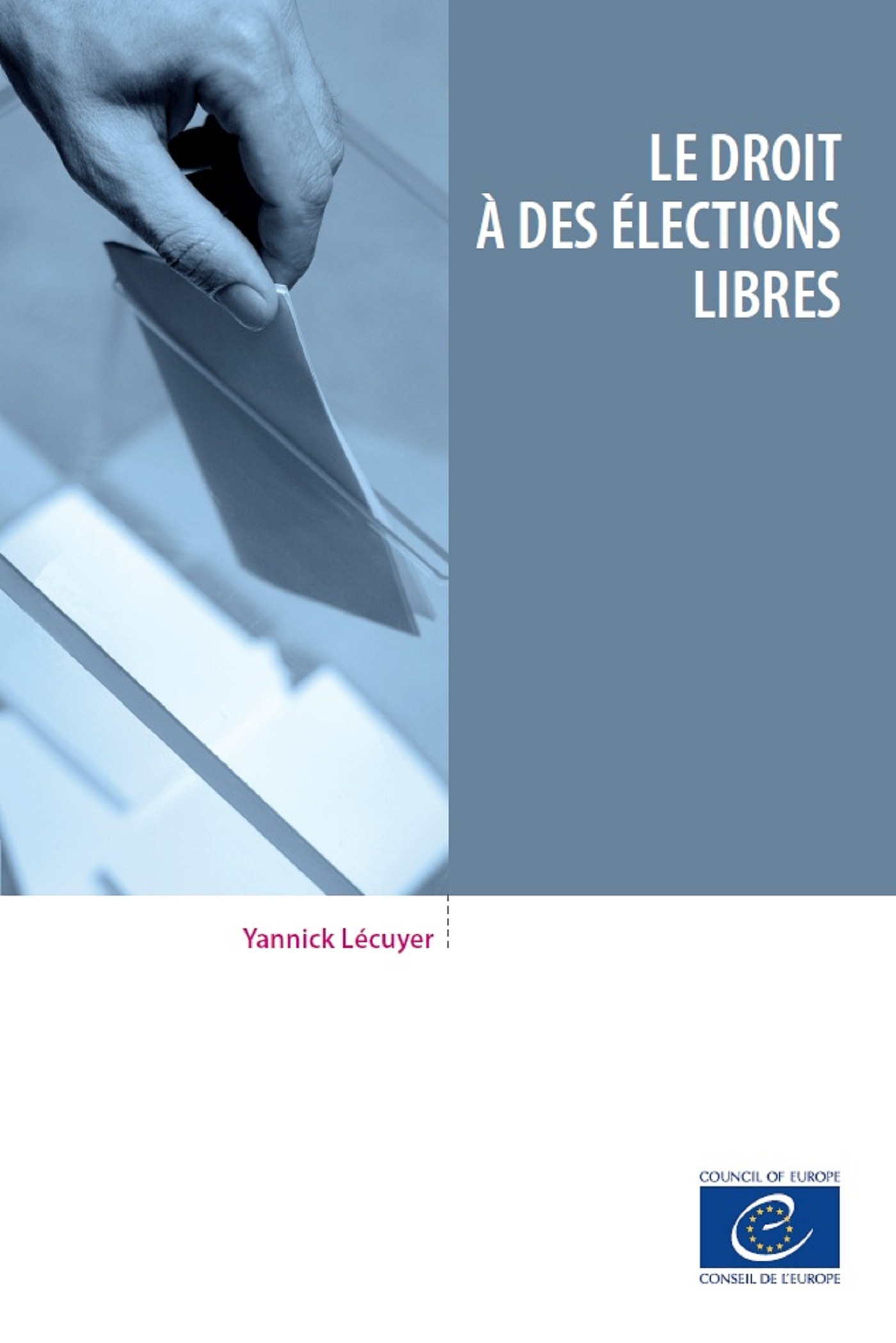 Couverture ebook de Le droit à des élections libres, de Collectif