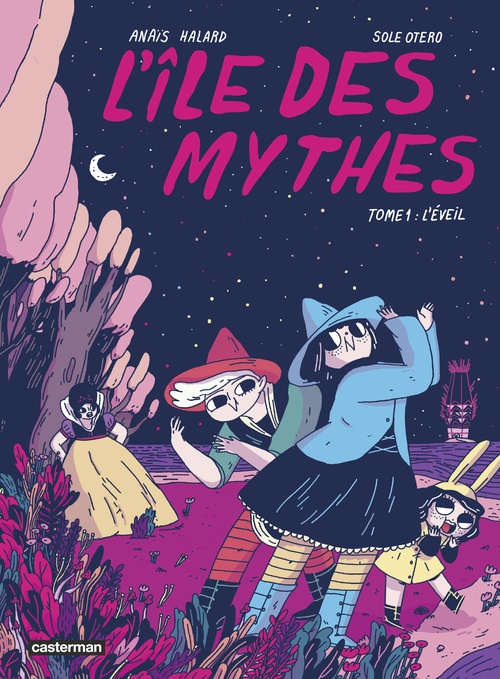 ebook cover of L'Île des mythes (Tome 1) - L'Éveil, by Anaïs Halard, Sole Otero