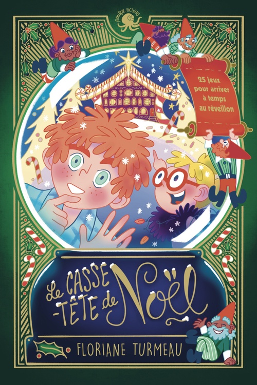 ebook cover of Le Casse-tête de Noël - 25 jeux pour arriver à temps au réveillon, by Floriane Turmeau