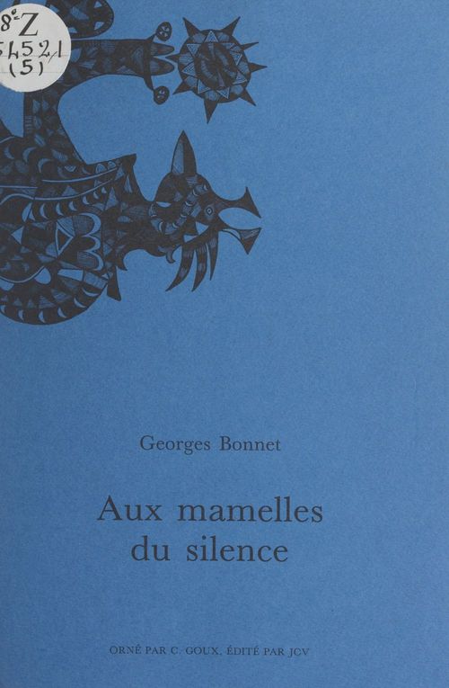 Couverture ebook de Aux mamelles du silence, de Georges Bonnet
