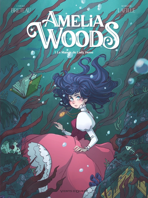 Couverture ebook de Amelia Woods - Tome 01, de Morgane Lafille
