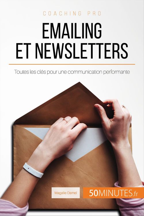 Couverture ebook de Emailing et newsletters, de Magalie Damel