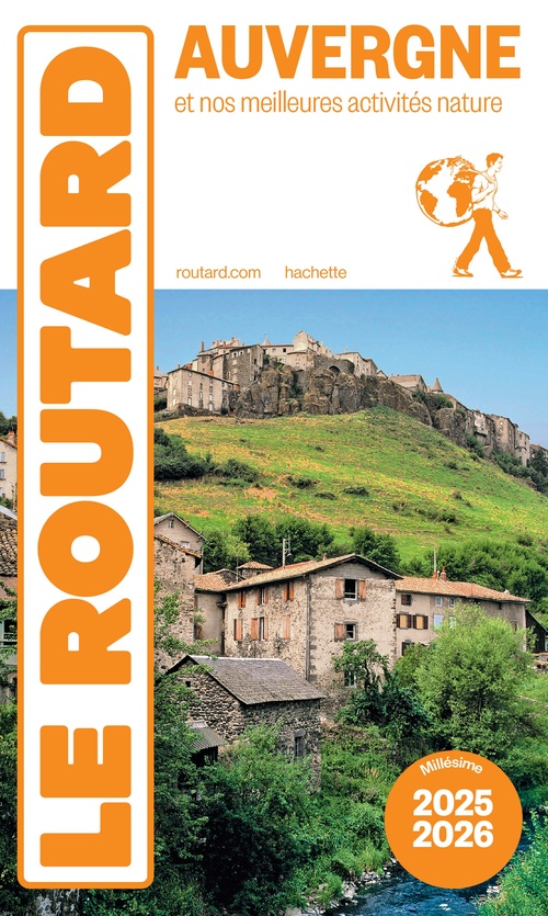 Couverture ebook de Guide du Routard Auvergne 2025/26, de Collectif