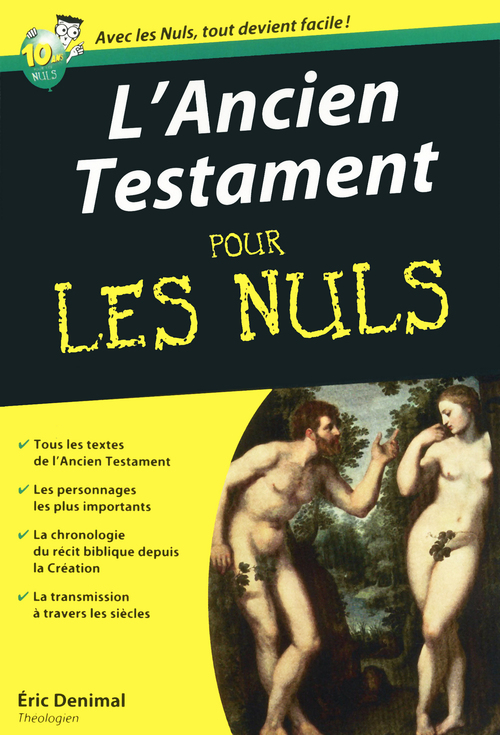 Couverture ebook de L'ancien testament poche pour les nuls, de Eric Denimal