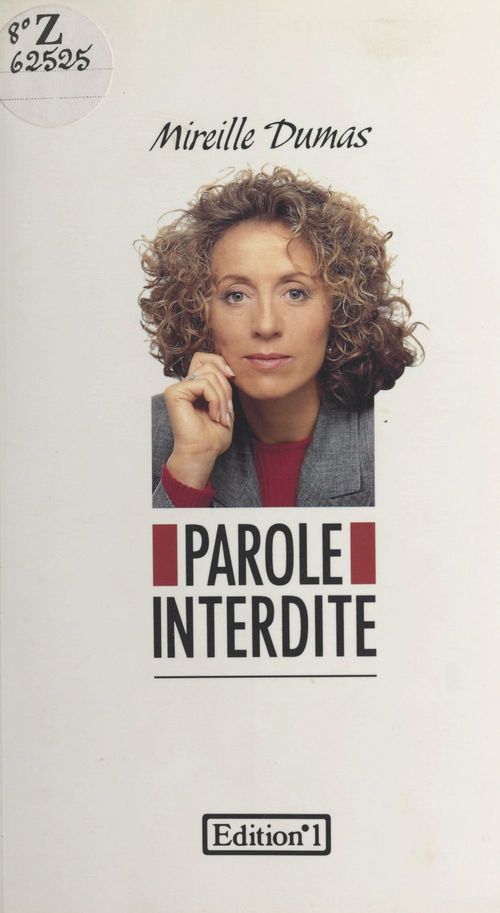 ebook cover of Parole interdite, by Mireille Dumas