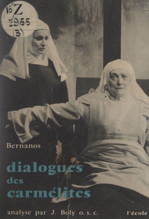ebook cover of Dialogues des carmélites, by Georges Bernanos
