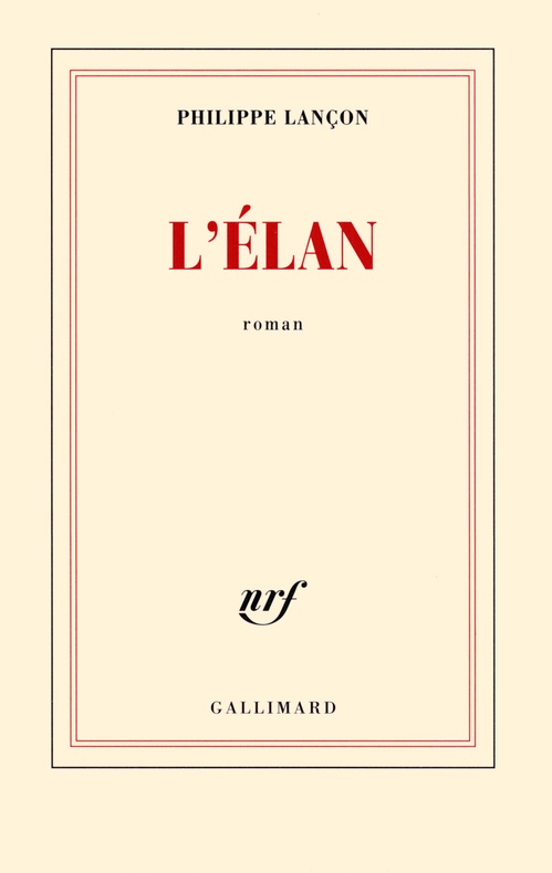 ebook cover of L'élan, by Philippe Lançon