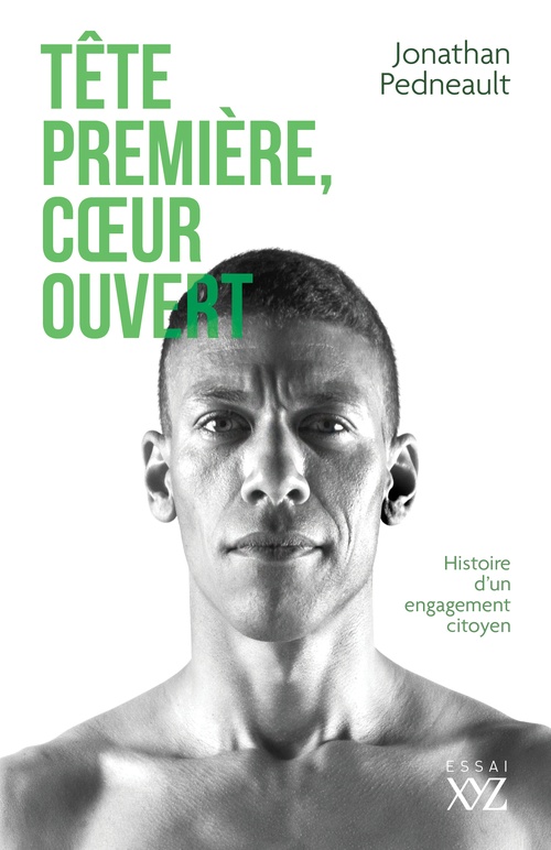 ebook cover of Tête première, coeur ouvert, by Jonathan Pedneault
