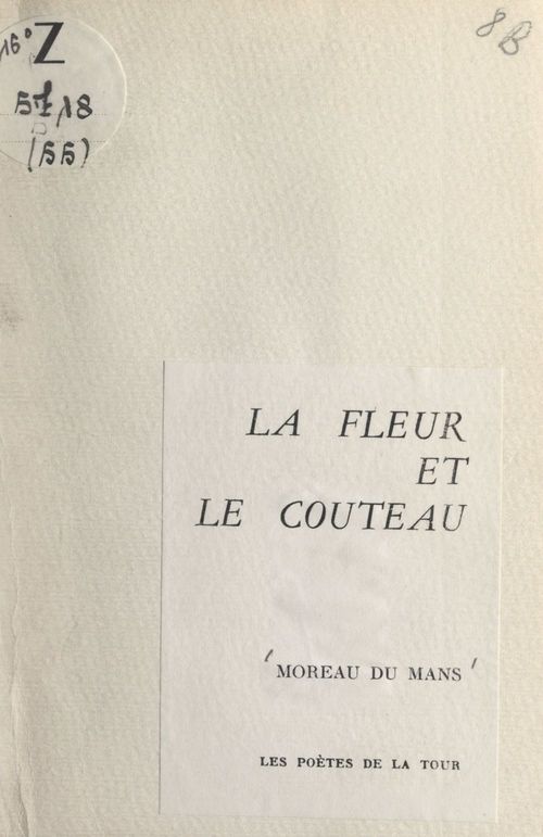 Couverture ebook de La fleur et de couteau, de Moreau Du Mans