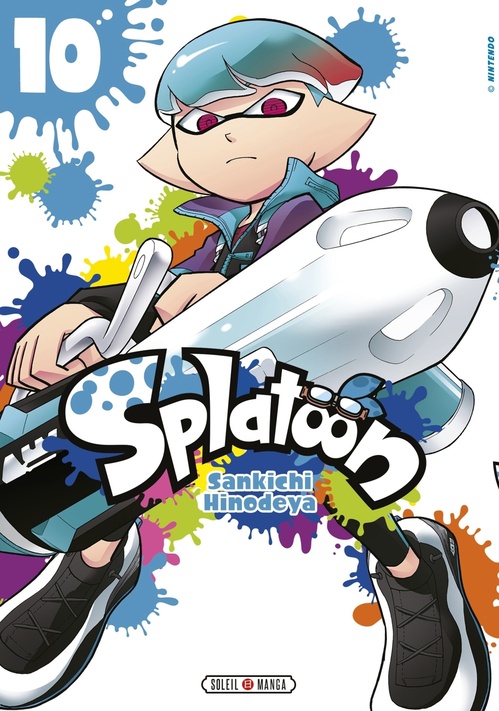 ebook cover of Splatoon T10, by Nintendo, Sankichi Hinodeya