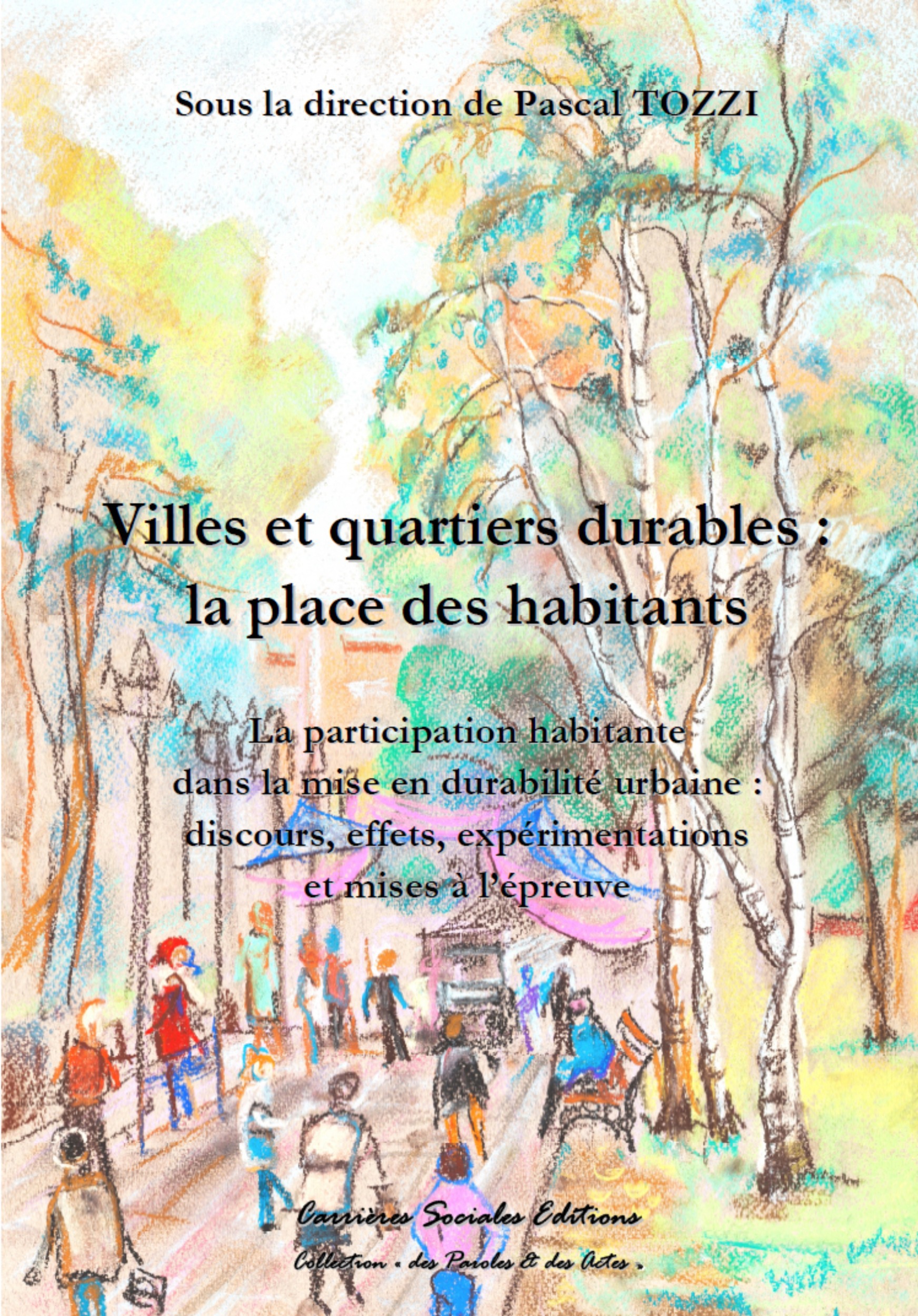 Couverture ebook de Villes et quartiers durables : la place des habitants, de Collectif