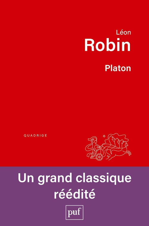 Couverture ebook de Platon, de Léon Robin