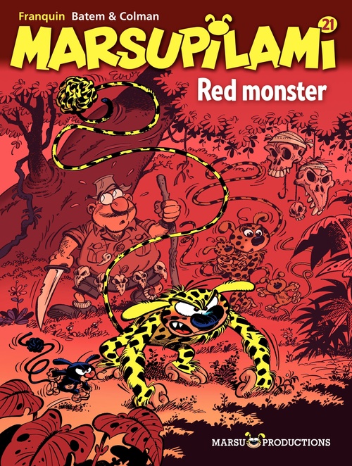 ebook cover of Marsupilami - tome 21 - Red monster, by Batem, Stéphane Colman, André Franquin