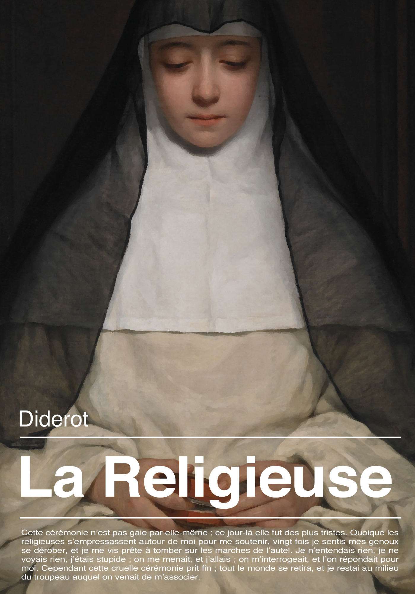 Couverture ebook de La religieuse, de Denis Diderot