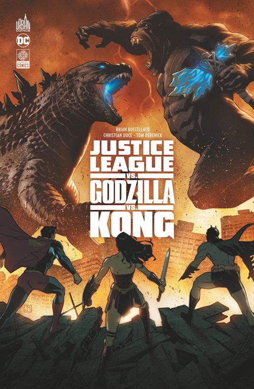 Couverture ebook de Justice League Vs Godzilla vs Kong, de Brian Buccellato