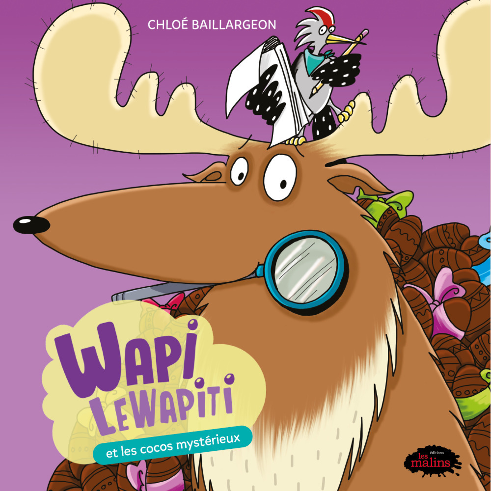 Couverture ebook de Wapi LeWapiti et les cocos mystérieux, de Baillargeon Chloe