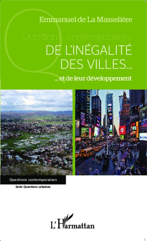 Couverture ebook de De l'inégalité des villes..., de Emmanuel  de La Masselière