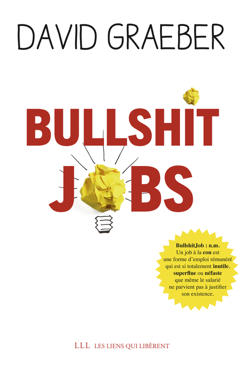 ebook cover of Bullshit Jobs, by David Graeber